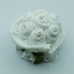 bouquet 7 rose con perle